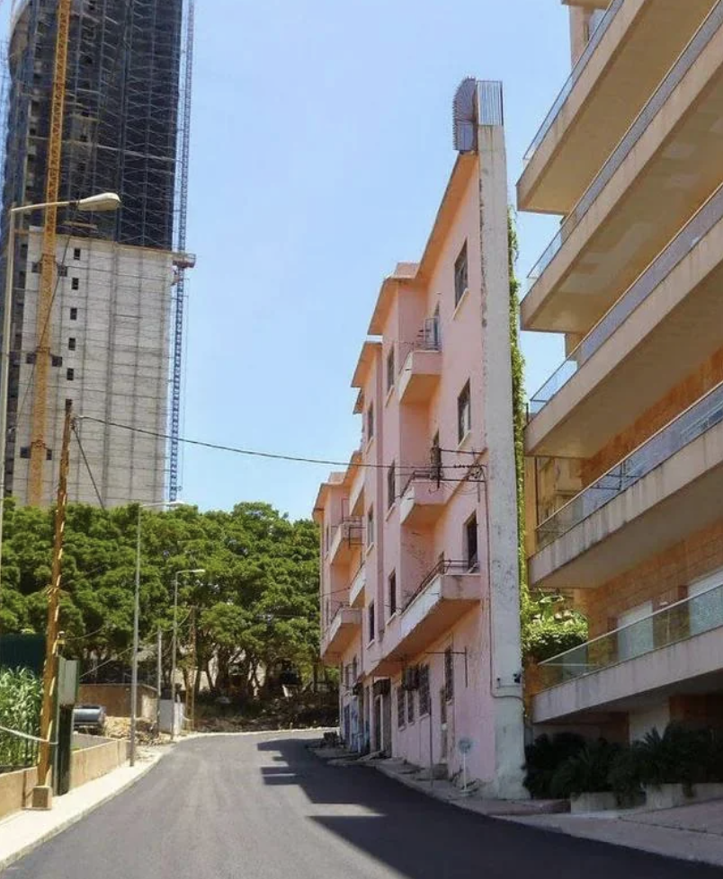beirut thin building